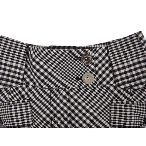 Y2K Marciano Plaid Pleated Schoolgirl Mini Skirt Sz 0 Preppy Lolita Sweet - Picture 2 of 7